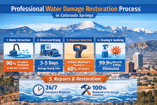What Includes Professional Water Damage Restoration in Colorado