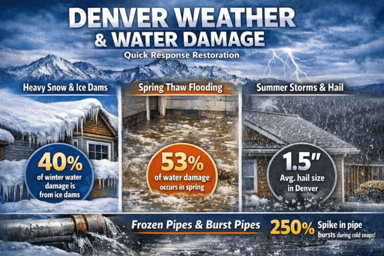How Denver Weather Can Cause Water Damage